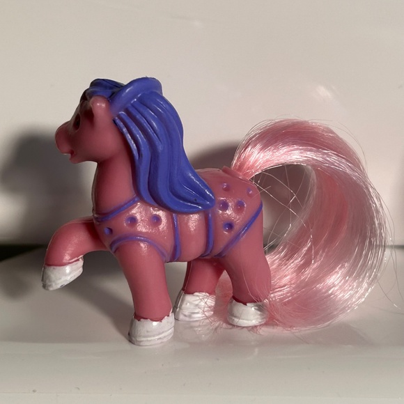 Vintage 1980's Tara Toy Carousel Cuties Set of 8 Plus 1 1990's Chap Mei Pony - Picture 13 of 16